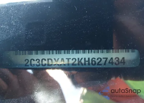 2019 Dodge Charger Police Rwd from USA, damaged, VIN 2C3CDXAT2KH627434